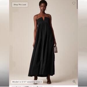 J. Crew Collection strapless notched maxi dress 12